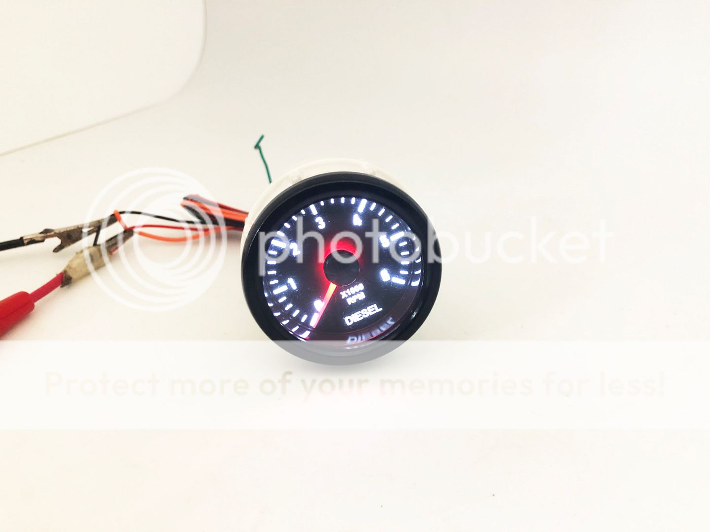 52mm 06000 RPM (On dash) Electrical Tachometer Gauge for Diesel Motor